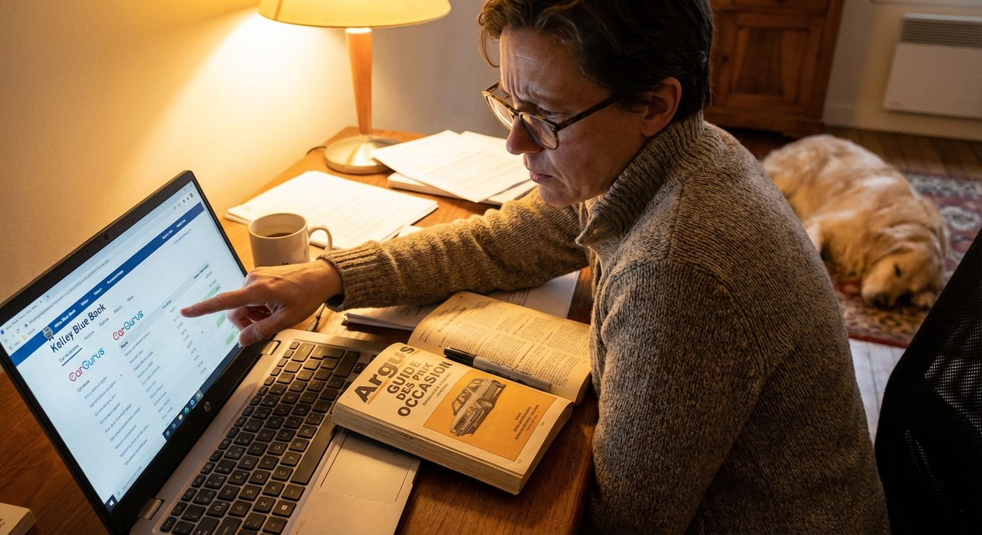 Comparaison entre cote Argus et prix reel pour véhicule de plus de 10 ans