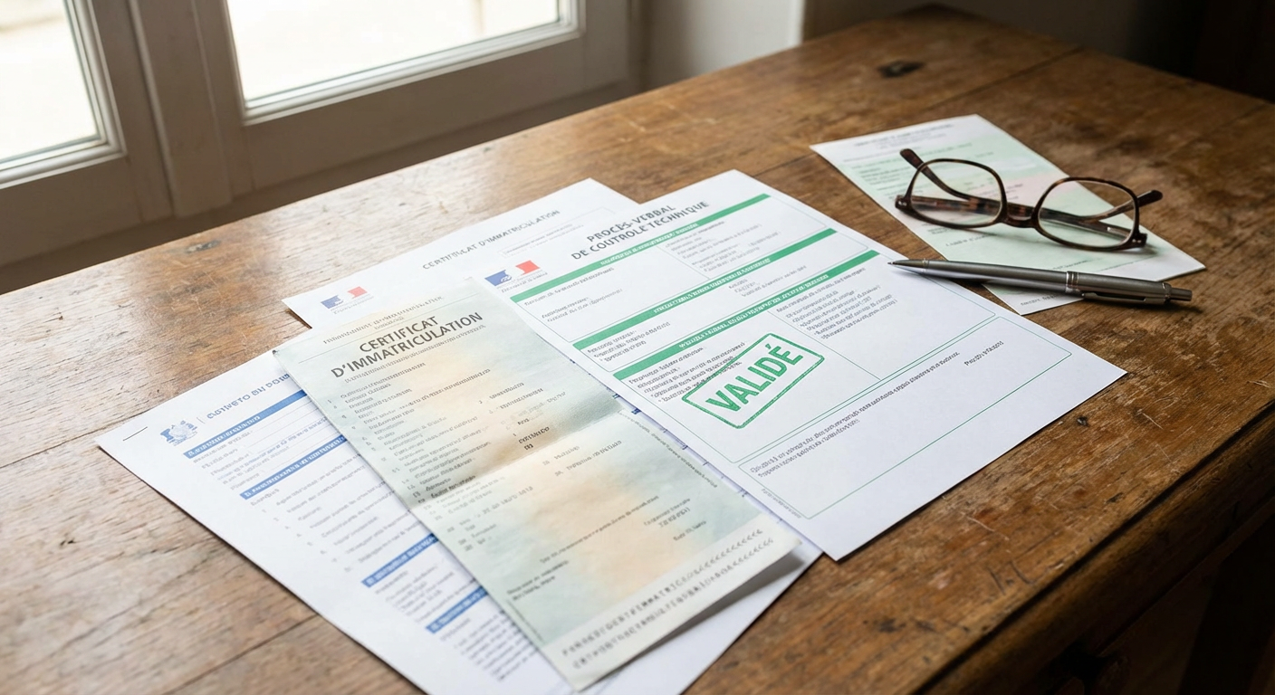 Documents de contrôle technique nécessaires pour la vente d'une voiture