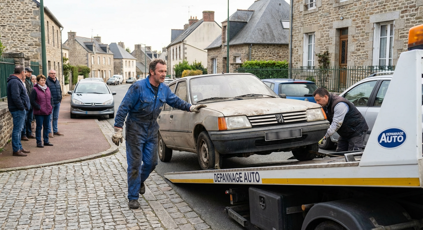 Enlèvement gratuit d’une voiture non roulante