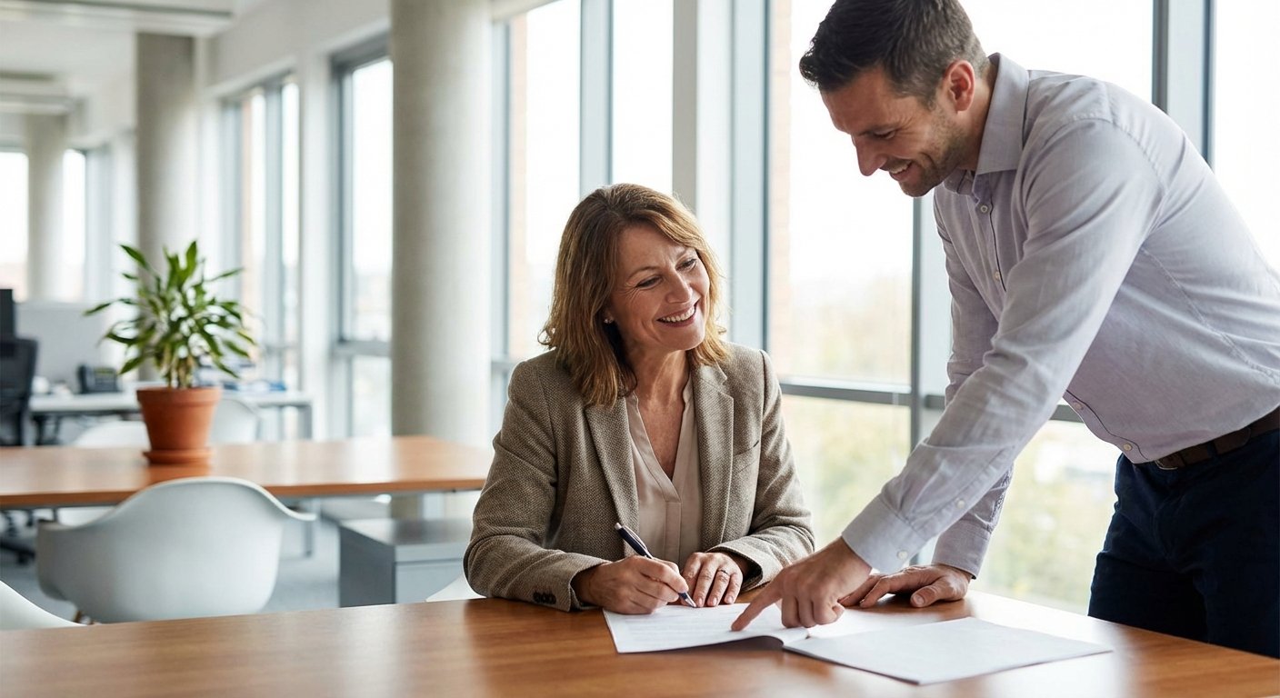 Signature documents vente vehicule Easy Auto