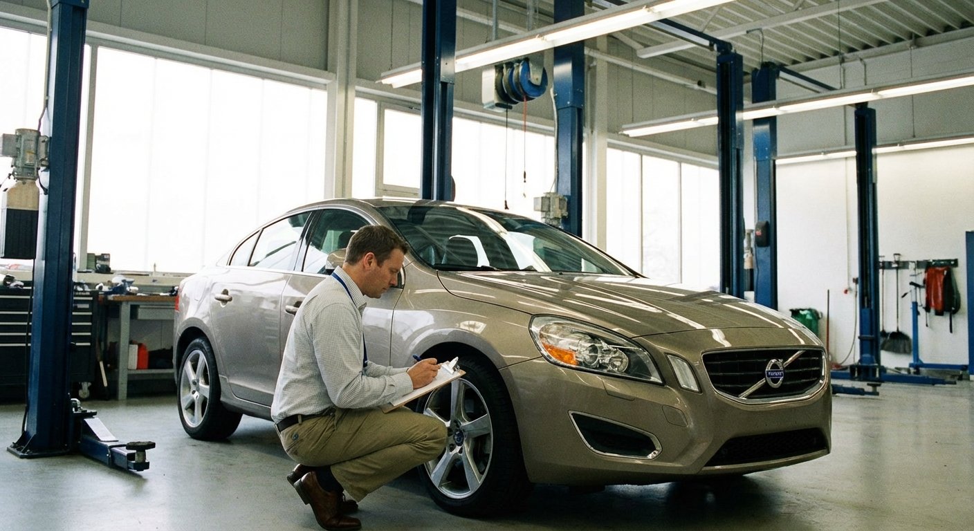Expert automobile evaluant vehicule pour rachat