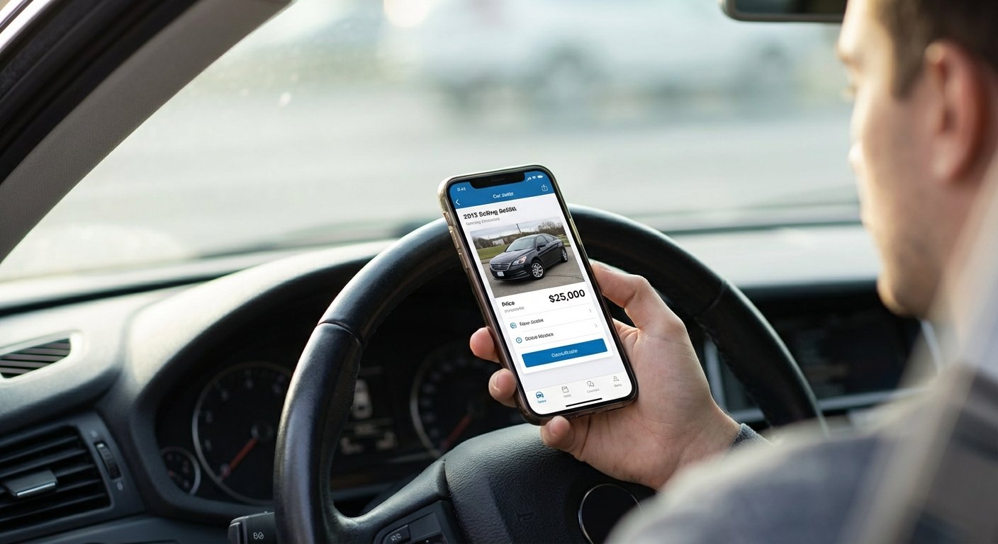 Application mobile estimation prix voiture